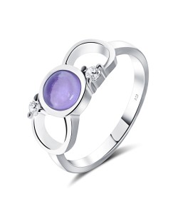 Amethyst Silver Rings NSR-2179